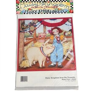 New Daisy Kingdom & Mary Engelbreit Iron On Transfer State Fair #6513